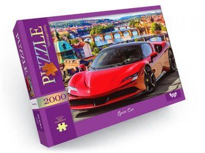 Пазли "Спортивна машина", 2000 елементів Dankotoys_153562 фото