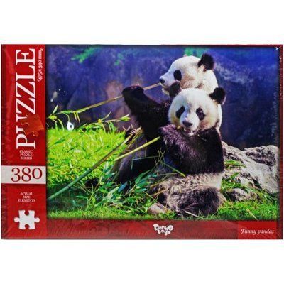 Пазл "Funny pandas" (380 елементів) Dankotoys_232877 фото