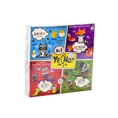 Карткова гра "YES NOT данеткі 4 в 1" (укр) Dankotoys_107275 фото