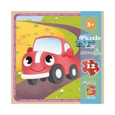 Пазлы "Транспорт", (машина), 12 элементов toysi_173472 фото