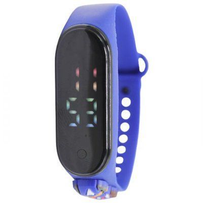 Сенсорные электронные часы (синий) MIC_223485 фото