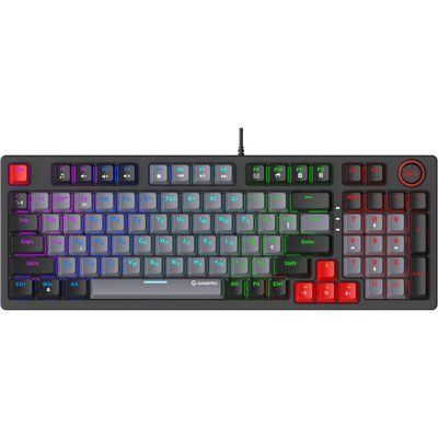 Клавиатура GamePro MK120B LED Red Switches USB Black (MK120R) MK120R фото