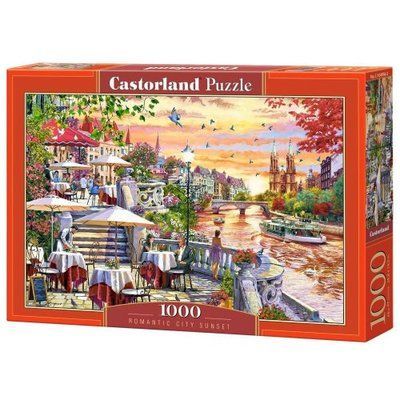 Пазли "Романтичний міський захід сонця", 1000 елементів Castorland_223048 фото