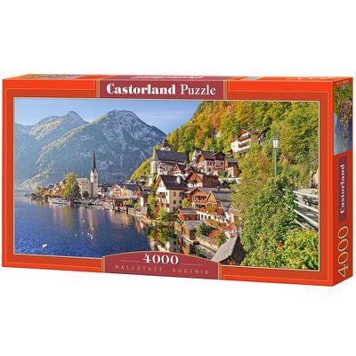 Пазли "Місто на березі моря (на гірському схилі), Hallstatt, Austria", 4000 ел Castorland_23559 фото