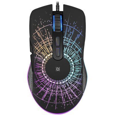 Мышка Defender Sirius GM-660L RGB Black (52660) 52660 фото