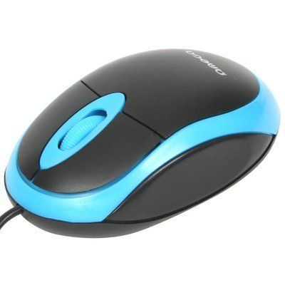 Мишка Omega OM-06V USB Black-Blue (OM06VB) OM06VB фото