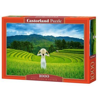 Пазли "Рисові поля у Вʼєтнамі", 1000 елементів Castorland_223057 фото