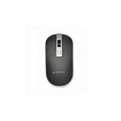 Мишка Gembird MUSW-4B-06-BS Wireless Black-Silver (MUSW-4B-06-BS) MUSW-4B-06-BS фото