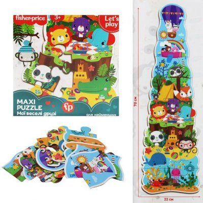 Бебі пазли "Мої веселі друзі" (укр) Vladi Toys_167928 фото