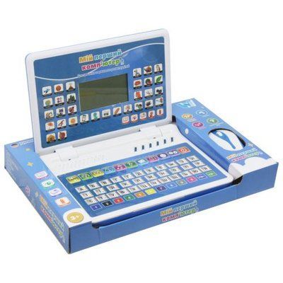 Детский ноутбук "Мой первый компьютер" (голубой) Wtoys_227357 фото