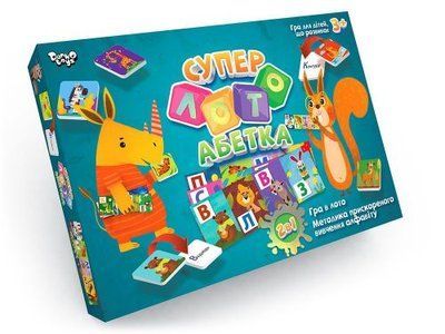 Настольная игра "Суперлото. Азбука" укр Dankotoys_142576 фото