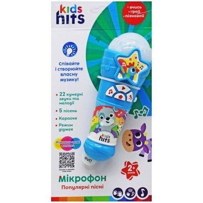 Микрофон музыкальный "Популярные хиты" (укр) Kids hits_232599 фото