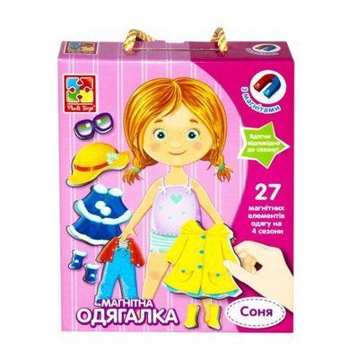 Магнитная одевашка "Соня" (укр) Vladi Toys_50725 фото