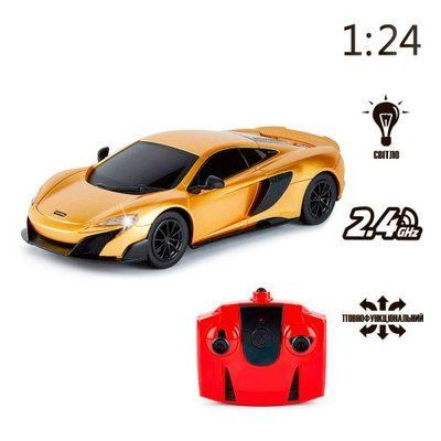 Машинка на радиоуправлении "MCLAREN 675LT" (золотистый) KS Drive_222495 фото