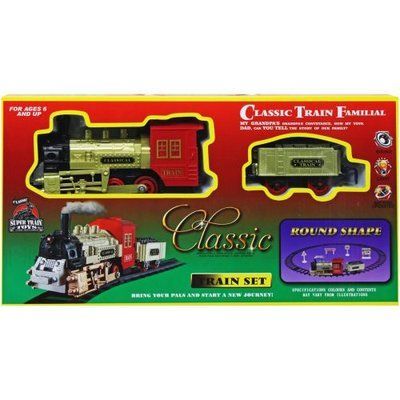 Залізниця "Classic Train Familial", 73 см, локомотив та вагон MIC_224403 фото
