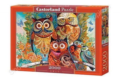 Пазли "Сови художника", 2000 ел Castorland_25273 фото