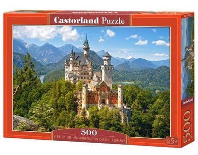 Пазли "Вид на замок Нойшванштайн, Німеччина", 500 елементів Castorland_132794 фото