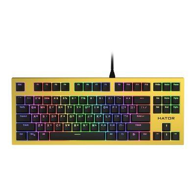 Клавиатура Hator Skyfall TKL PRO USB Yellow (HTK-657) HTK-657 фото