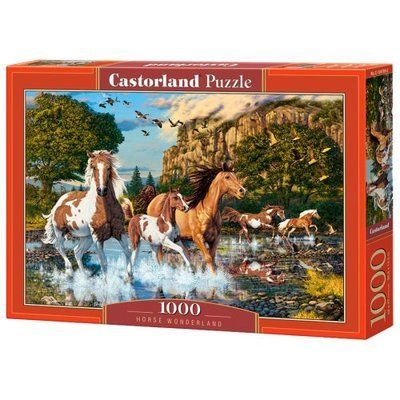 Пазли "Коні на природі", 1000 елем. Castorland_187774 фото