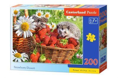 Пазли "Їжачки в полунички", 200 елементів Castorland_53063 фото