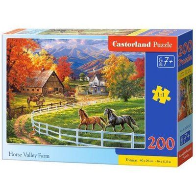 Пазли Ферма кінної долини, 200 елементів Castorland_141515 фото