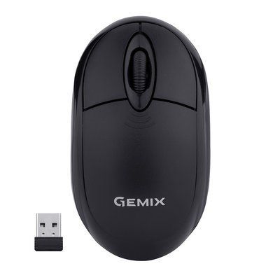 Мишка Gemix GM185 Wireless Black (GM185Bk) GM185Bk фото