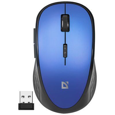 Мишка Defender Aero MM-755 Wireless Blue-Black (52755) 52755 фото