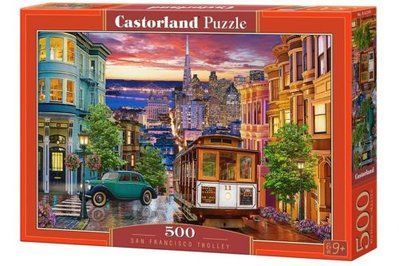 Пазли Трамвай San Francisco, 500 елементів Castorland_141518 фото