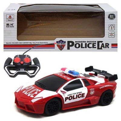 Машинка на радиоуправлении "Lamborghini Police", красная JIASHENG TOYS_223386 фото