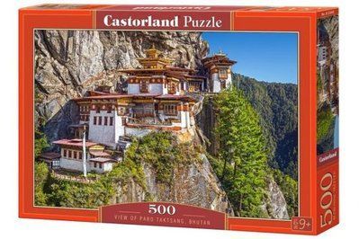 Пазли Вид на Paro Taktsang. Bhutan, 500 елементів Castorland_141520 фото