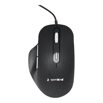 Мишка Gembird MUS-6B-02 USB Black (MUS-6B-02) MUS-6B-02 фото