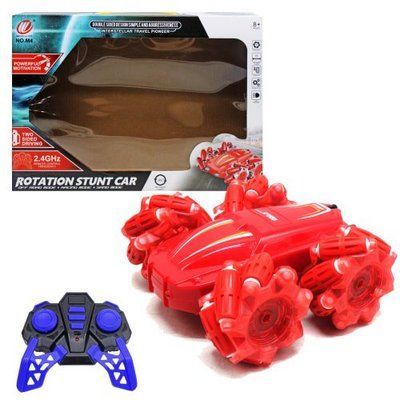 Машинка-перевертыш "Rotation stunt car" (красная) MING WEI DE TOYS_229029 фото