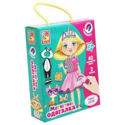 Магнитная одевашка "Family look", укр Vladi Toys_158080 фото