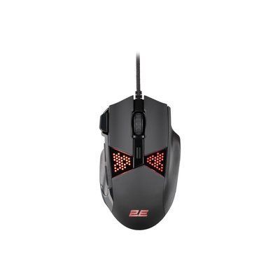 Мышка 2E MG320 RGB USB Black (2E-MG320UB) 2E-MG320UB фото