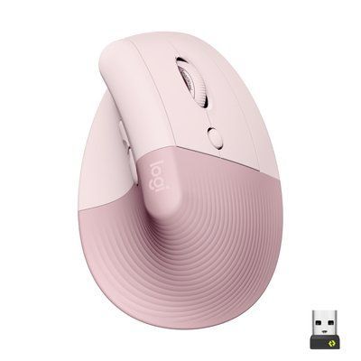 Мишка Logitech Lift Vertical Ergonomic Wireless/Bluetooth Rose (910-006478) 910-006478 фото