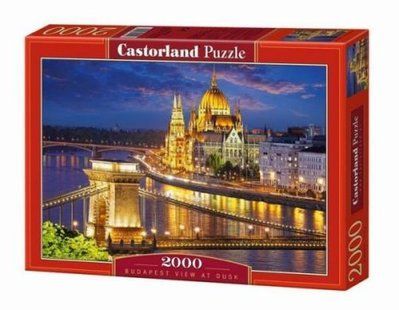 Пазли "Панорама Будапешта в сутінках", 2000 елементів Castorland_21056 фото