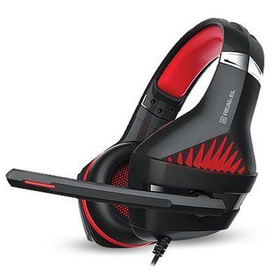 Наушники REAL-EL GDX-7600 Black-Red GDX-7600 Black-Red фото