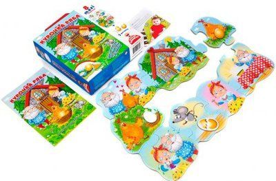 Максі пазли "Курочка Ряба" рос Vladi Toys_123318 фото
