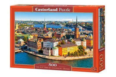 Пазли "Старе місто Стокгольм, Швеція", 500 елементів Castorland_44624 фото