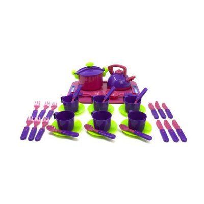 Игровой набор посудки, розовый Kinderway_103647 фото