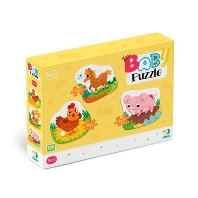 Пазли для малюків 3в1 "День на фермі" Додо_209781 фото