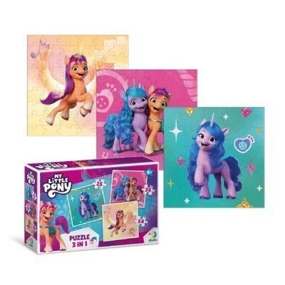 Пазл 3 в 1 &laquo;My Little Pony&raquo; Додо_195965 фото