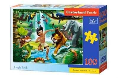 Пазли "Книга Джунглів", 100 елементів Castorland_53058 фото