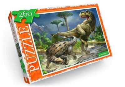 Пазлы "Битва динозавров", 260 эл Dankotoys_108640 фото