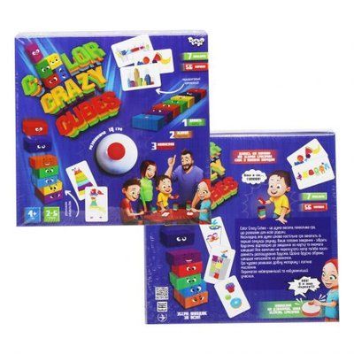 Цікава розважальна гра "Color Crazy Cubes", укр Dankotoys_156424 фото