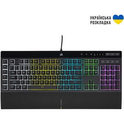 Клавіатура Corsair K55 RGB Pro USB UA Black (CH-9226765-RU) CH-9226765-RU фото