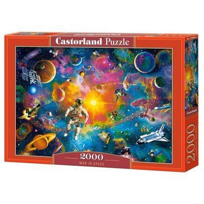 Пазли "Людина у космосі", 2000 елементів Castorland_207363 фото