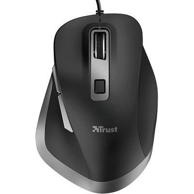 Мишка Trust Fyda Comfortable ECO USB Black-GREY (24728) 24728 фото